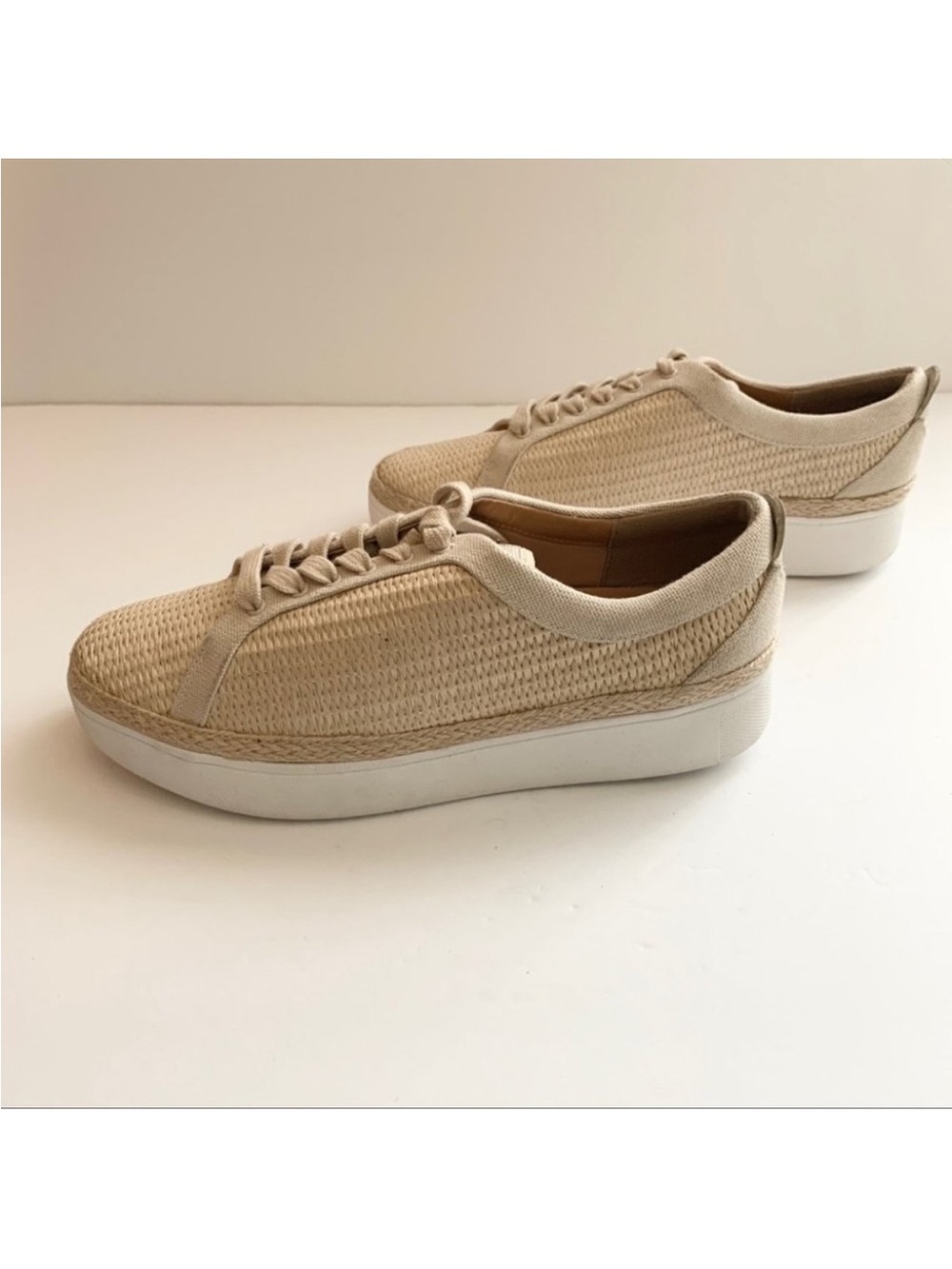 FitFlop Rally Basket Weave Sneakers Size 6.5 - Picture 3 of 6